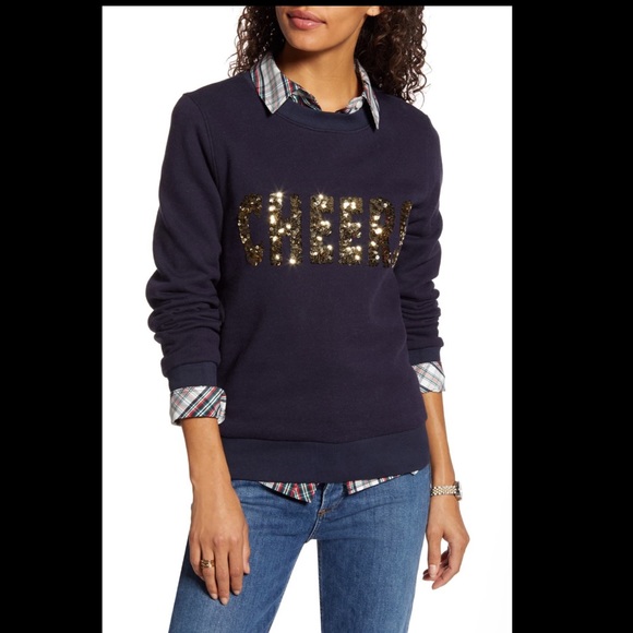 1901 | Tops | 91 Sequin Cheers Graphic 